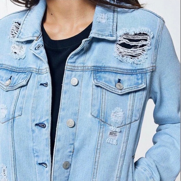 PacSun Jackets & Blazers - PacSun Women's Vintage Light Blue Trucker DenimJean Jacket — NWT — XSMALL